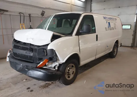 2011 Chevrolet Express 2500 Work Van from USA, damaged, VIN 1GCWGFCA0B1133724